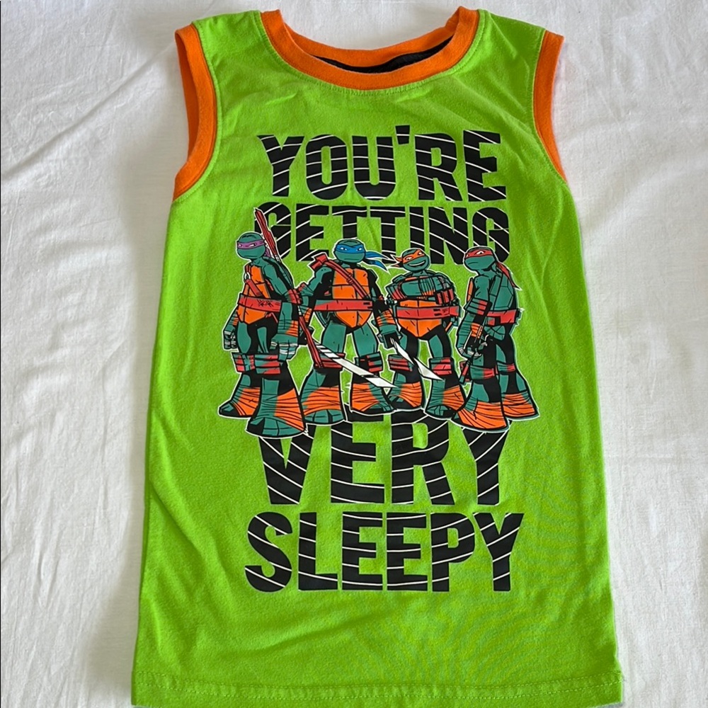 Nickelodeon Teenage Mutant Ninja Turtles Tank Top, Size medium (7/8)